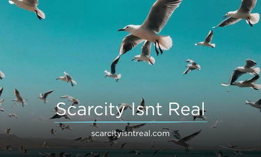 ScarcityIsntReal.com - Creative brandable domain for sale